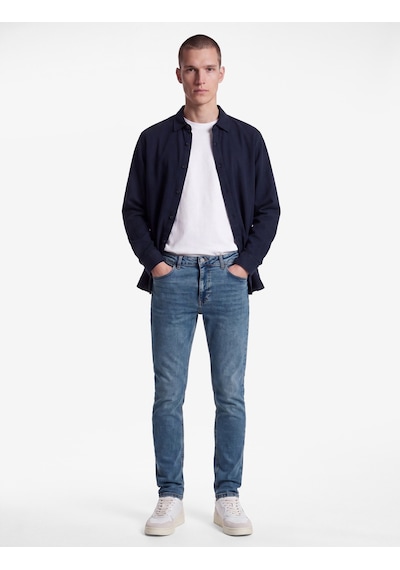 Koton Pamuklu Normal Bel Cepli Skinny Fit Jean Pantolon - Michael Jean Orta İndigo 7wam40257nd
