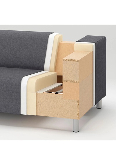 Ikea Sarı Konforlu Kanepe - 2'li Kanepe