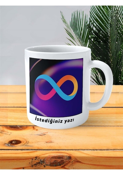İnternet Computer Baskılı Kupa Bardak Kişiye Özel Desen 3 Çok Renkli