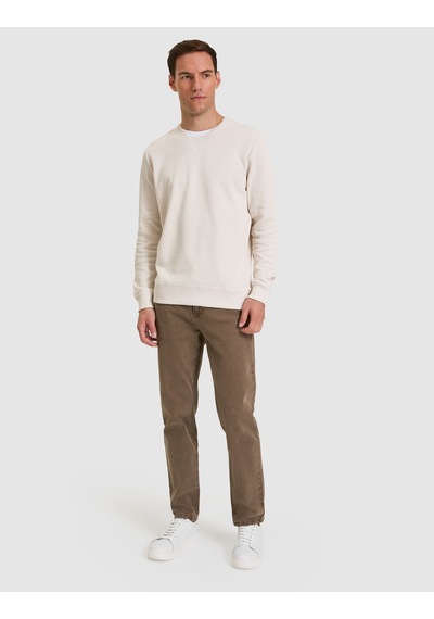 Pierre Cardin Kemik Rengi Regular Fit %100 Pamuk Bisiklet Yaka Sweatshirt 50331600-vr137 Bej