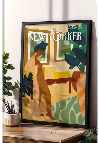The New Yorker Çerçeveli Tablo March 29 2021