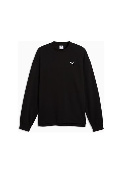 Puma Ess Elevated Relaxed Materia Siyah Sweatshirts 694308 01