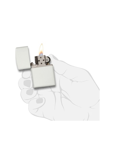 Zippo Çakmak Regular Whıte Matte 214-000560