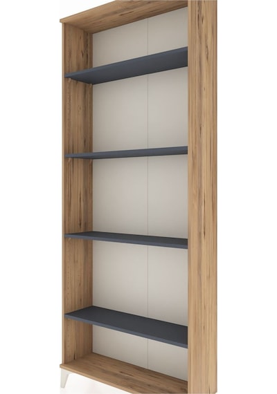 Arges Dolap 4 Raflı 88x30x221 Çam-antrasit Çam