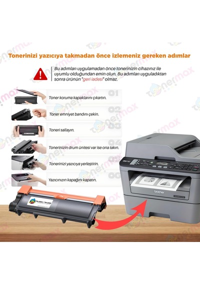 Brother Tn-2355 Uyumlu Toner 10 'lu Paket / Dcp-l2500 ...