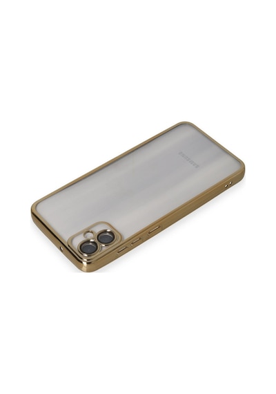 Samsung Galaxy  Uyumlu,  A05 Kılıf Razer Lensli Silikon - Gold