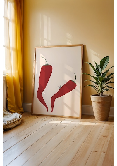 Vintage Kahve Köşesi Ahşap Çerçeveli Poster Tablo 62 Ahşap 01