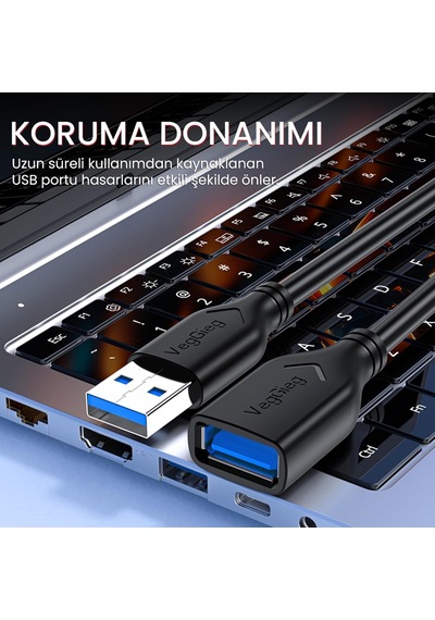 Usb 3.0 Uzatma Kablosu 2 Metre Diger