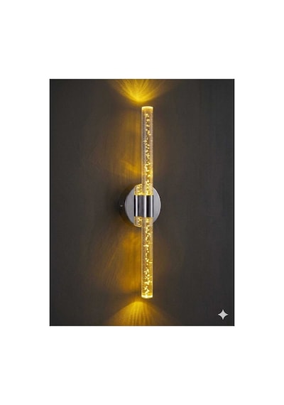 Bubbleflux Large 51 Cm Modern Tasarım Led Aplik - Duvar Lambası - Gümüş - Elektrikli - Rgb Kumandalı Gümüş Rgb Elektrikli Kumandalı