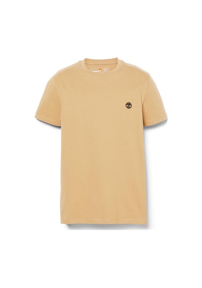 Timberland Dunstan River Crew Erkek Bej Yuvarlak Yaka Tişört Bej