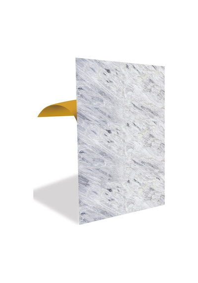 Tink Kendinden Yapışkanlı Gri Dalgalı Desenli Pvc Panel 41x62 Cm