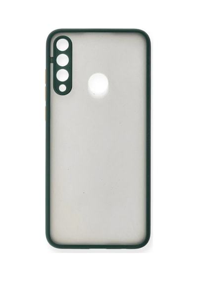 Huawei Y6p Uyumlu Kılıf Montreal Silikon Kapak - Yeşil