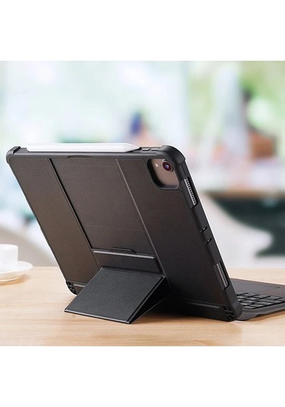 Dux Ducis Apple iPad Uyumlu 11 Pro 10.9 Kablosuz Bluetooth Klavye Touchpad Kılıf 2021-2020-2018- 5775
