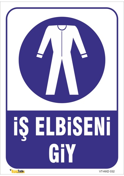 İş Elbiseni Giy Levhası Levha 50x70 Cm Dekota 3 Mm Kkd 032