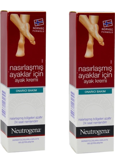 Neutrogena Norveç Nasırlaşmış Ayaklar için Ayak Kremi 2 x 50 ML