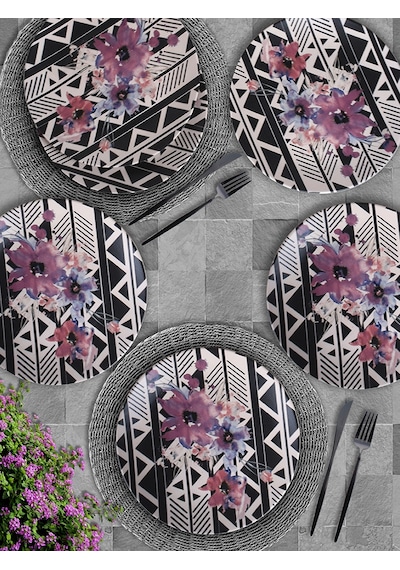 Keramika Leylak Servis Tabağı 25 CM 6 Adet - 18231