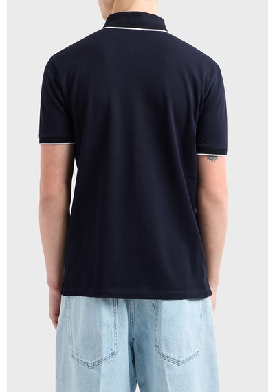 Emporio Armani Erkek Polo Yaka T Shirt Em000858 Af12955 Ub118 Lacivert Lacivert