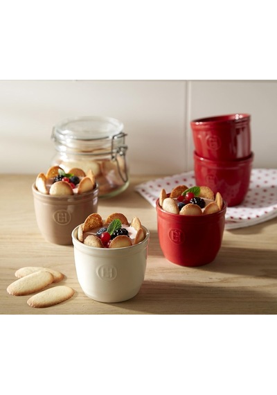 Emile Henry Ramekin Fırın Kabı 8 Cm Kırmızı/burgundy