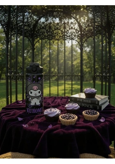 Kuromi 600 Ml Çelik Matara 3444 Çok Renkli