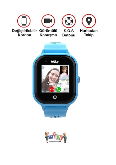 Wiky Watch 4S Sim Kartlı Akıllı Çocuk Saati (İthalatçı Garantili)