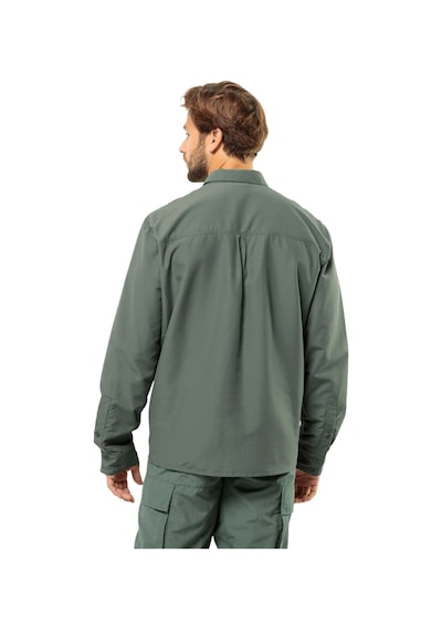 Jack Wolfskın Jack Wolfskin Erkek Gömlek Barrier L/s Haki 4311