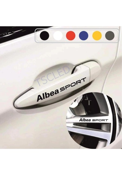 Fiat Albea Yapıştırma Kapı Kolu Ve Jant Stickerı