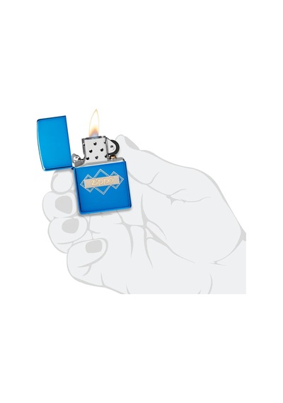 Zippo Safir Prizma Dizayn Çakmak Mavi