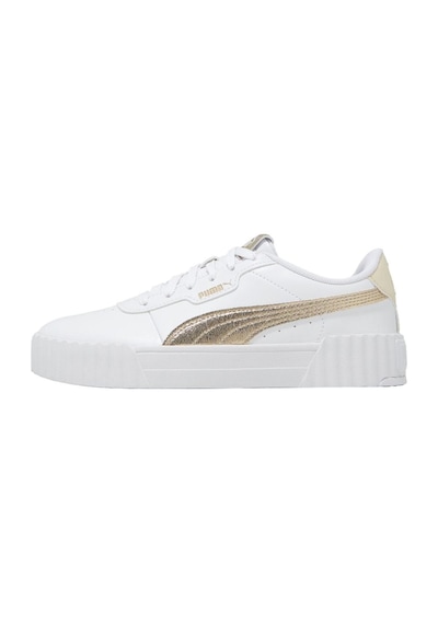Puma Carina 3.0 Metallic Whisper Kadın Sneakers Günlük Ayakkabı 40451102 Beyaz