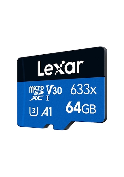 Lexar 64 GB 633x 100Mb/s C10 A1 V30 U3 Micro Sd Hafıza Kartı