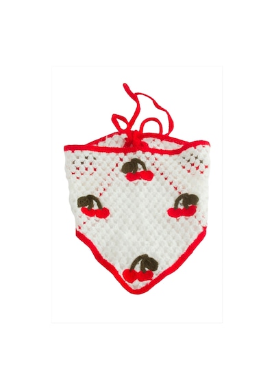 Kiraz Örme Bohem Bandana