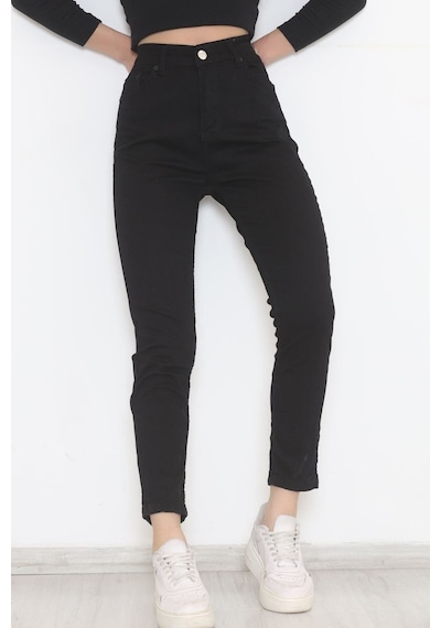 Mokashopin - Dar Paça Kot Pantolon Siyah - 11918.1431. 001
