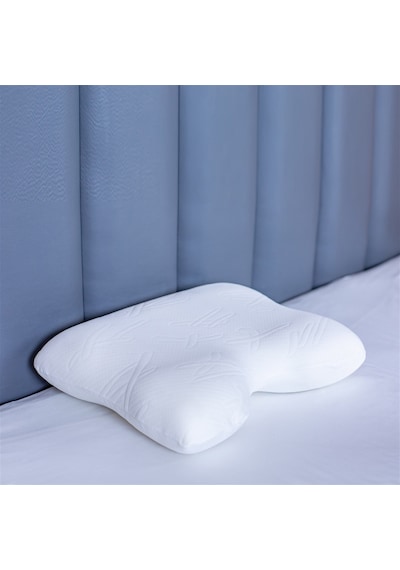 SimpleThePillow Horlama Azaltıcı Visco Yastık Memory Foam Horlama Yastığı 55*40*12*10
