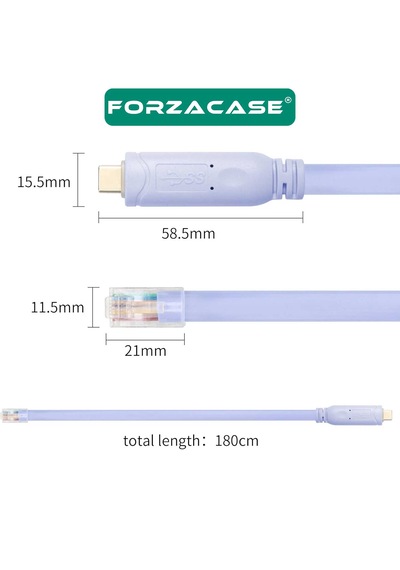 1.8mt Type-c Cisco Usb Den Rj45 E Çeviren Konsol Kablosu -fc882