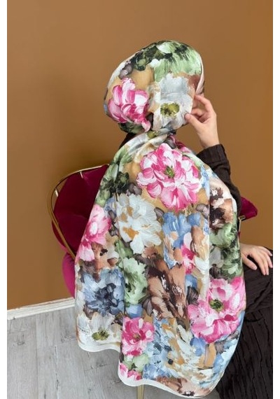 Mimiyum Mina Soft Şal - Model 3 Çok Renkli