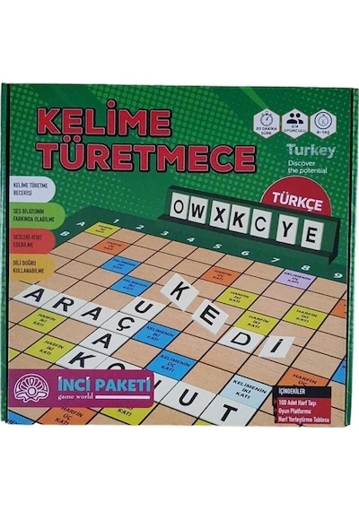 Saki Toys İnci Paketi Kelime Türetmece
