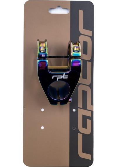 Raptor Alüminyum As-352 35 Mm Riser Mtb Gidon Bisiklet Gidonu Oil Slick Rainbow Renk Gidon Boğazı Çok Renkli