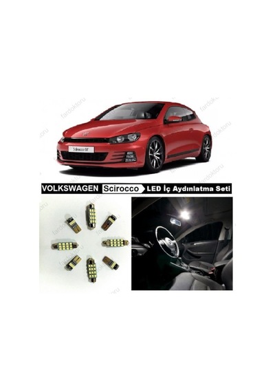 Fardoktoru Vw Scirocco Led Iç Aydinlatma Ampul Seti