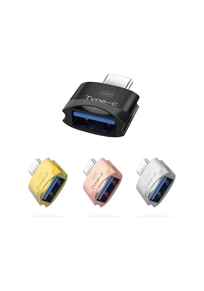 Linktech O193 Type-C - Usb Dönüştürücü Otg Zinc Metal Adaptör