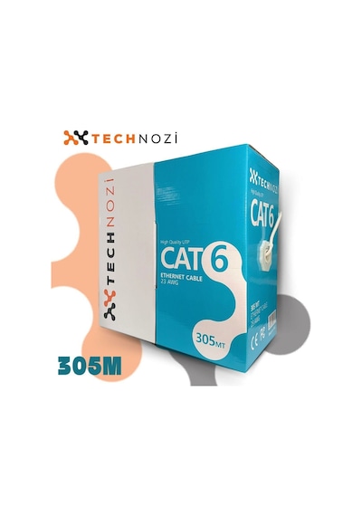 Cat 6 Kablo 23 Awg 305 Metre Top Technozi