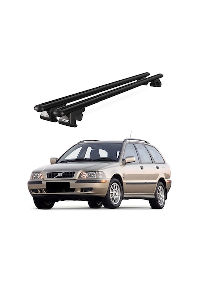 Volvo V40 Sw 1995-2004 Uyumlu Siyah Ara Atkı Port Bagaj Tavan Barı