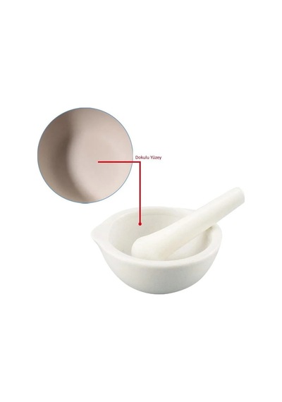 Borox Porselen Havan Tokmaklı 60 MM 1 Set-paket