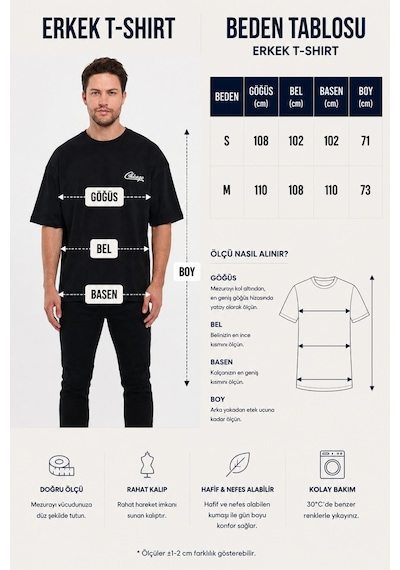 Neco Giyim Unisex Oversize Geniş Kesim %100 Pamuk Yumuşak Dokulu Basic Bisiklet Yaka Tişört Siyah C Neco Giyim Unisex Oversize Geniş Kesim %100 Pamuk Yumuşak Dokulu Basic Bisiklet Yaka Tişört Siyah C