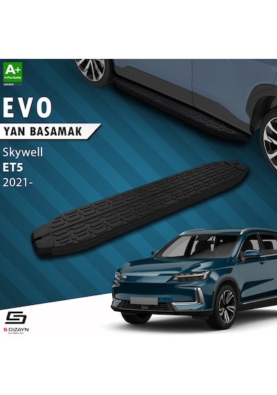 S-dizayn Skywell Et5 Evo Siyah Yan Basamak 193 Cm 2021 Üzeri