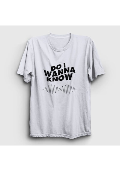 Presmono Unisex Know Arctic Monkeys T-shirt Beyaz