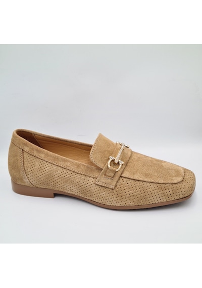 Greyder 34800 Taba Renk Nubuk Deri Kadın Formal Casual Ayakkabı Taba