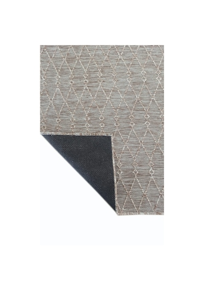 Çam Halı Mono Mn 6046 Bej İskandinav Desenli Örgü Dokuma Kilim - 80x150