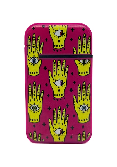 Zengaz Cool Tasarım Jet Alev Çakmak - God's Eye Pembe