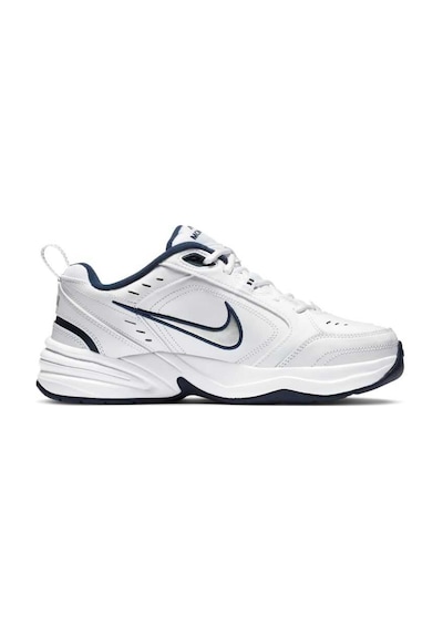 Nike Air Monarch IV Erkek Fitness Ayakkabısı 415445-102 Beyaz - Lacivert