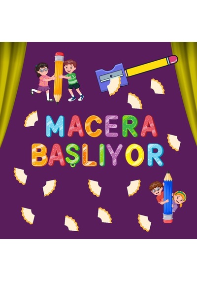 Macera Başlıyor Okul Pano Süsü 01