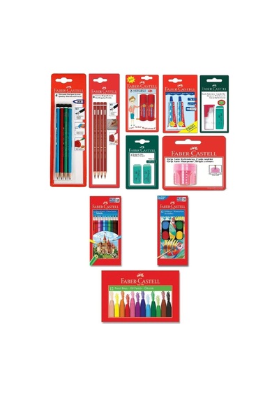 Faber-castell Candy Silgili Back To School Set Karışık2